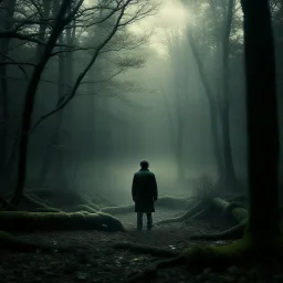 The atmosphere is eerie, suffocating, and raw, with the feeling that the camera operator is witnessing something forbidden and legendary — a colossal being that has been hiding for ages, suddenly revealed. The image must feel authentic and unpolished — like amateur footage captured in real time. Prioritize pixelation, color noise, digital compression artifacts, motion blur, and the unsettling atmosphere of being near a gigantic shadow-creature. Do not stylize or modernize.