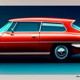 fullbody Drawing of 'sketch of 69 Citroën DS',intricate detail,andrea bonelli,Kilian Eng,Ohrai,evan lee,Aleksandr Sidelnikov,KyuYong Eom,three quarters frontal aerial view,toned colors,32k