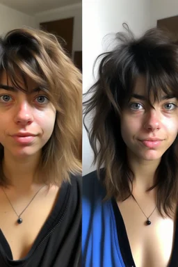 ragazza di 23 anni con capelli scompiliati