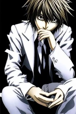 Main article: L (Death Note) L Lawliet (L・ローライト, Eru Rōraito), known solely as L, is the world's greatest detective and the main antagonist of the series. He takes on the task of tracking down and arresting Kira. His most noticeable characteristic is the fact that he rarely wears shoes. His disheveled appearance and lack of social etiquette causes people to doubt his position as L. He lives in solitude, and only his manager characters designed by Takeshi Obata