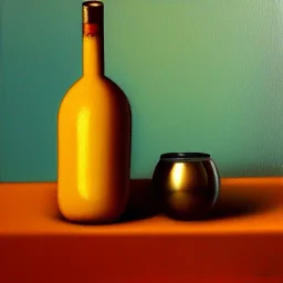 still life bottle