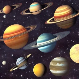 stars, planets, ships, space