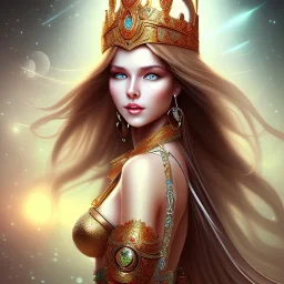 Beautiful women goddess full image smile