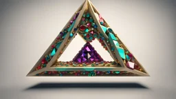 penrose triangle jeweled impossible geometry