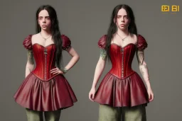 Billie Eilish, corset