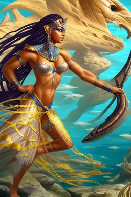 [vivid Ancient Egypt] Lukka: Like the sea's horizon, their gaze is piercing, their intentions as deep as the waters they traverse. Gleaming weapons, their edges kissed by the Bronze Age's artistry, reflect their nautical expertise. With each step, the Lukka weave tales of the maritime realms that have shaped their souls.
