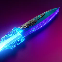 A fantasy zweihander, the blade is made up of glimmering ice, it's hilt is crafted from swirling vines, leading to a vibrant rose crystal at the pommel, with a black background behind it.