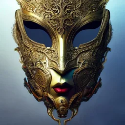 Very very very very highly detailed epic photo of full face with beautiful ornamental venetian mask, intricate, dystopian, sci-fi, extremely detailed, digital painting, artstation, concept art, smooth, sharp focus, illustration, intimidating lighting, incredible art by Artgerm and Vincent di Fate and Anton Pieck