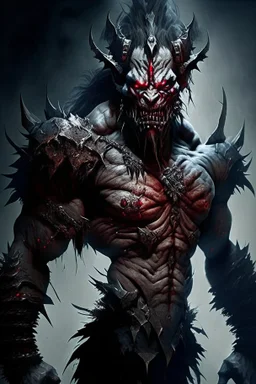 humanoid monster demon brutal beast warrior