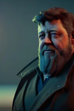 russel crowe, unreal 5, octane render, cinema4d, dynamic lighting, soft lighting, 4k, redshift render, highly detailed, hyper realistic