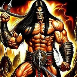 a strong men with sword ((manowar album)) no colors