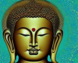 Buddha, bliss, fractal