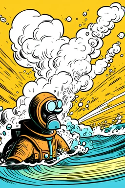 a character has Water breathing and uses a nuke