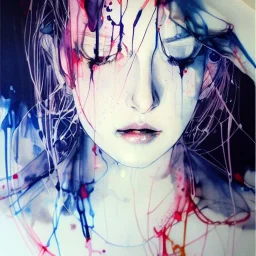 photorealistic number 100 ,illustration on coarse canvas by <agnes cecile> and <Yoji Shinkawa>, ornate and intricate details , soft smooth lighting, ultra detailed concept art,