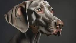 photo realistic Weimaraner