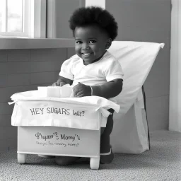 "Hey sugar how was school" "Can you change mommy's diapee for me?"