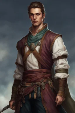 fantasy dnd commoner male 30 years old