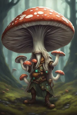 mushshroom spores infected human druid