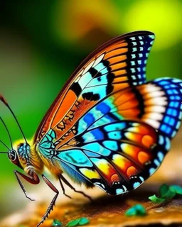Beautiful creations of a butterfly