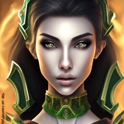 jade, mortal kombat, face, mouth open, white clothes, emerald ninja mask, black hair, brown eyes, woman, black skin