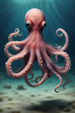 One legged octopus