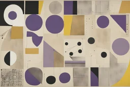 Machmen play 'Kill-by-Numbers', abstract art, by Colin McCahon and graham Sutherland and Victor Pasmore, mind-bending illustration; maximalism, asymmetric, tilted, dynamic diagonal composition, unbalanced, geometric futuristic textures, intricate braille dot and dash textures, black-purple-silver metallic colors