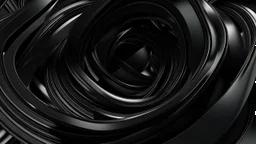 Inspirado en Frank Stella Uso del negro profundo (“Outrenoir”).