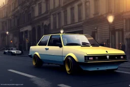 a renault 12 car version , 4k ,ultra realistic,concept 4k ,on street, parked