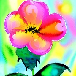 water color flower painting