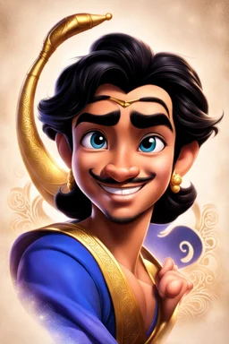 disney aladdin with asian eyes