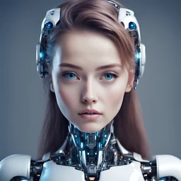 artificial intelligence robot beautiful girl