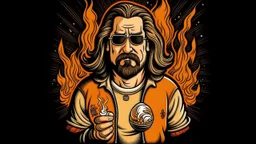 The big lebowski hardrock cartoon firestarter