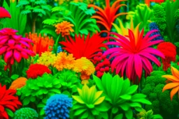 Colorful and beautiful plants .