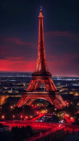 Cyberpunk street view in night , paris ,, Gallery