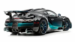 Mansory Bugatti Veyron, rear view, desktop wallpaper, 4K, Cinematic