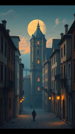 Old city ,minimalism, surreal a banker minimalist surreal surrounding background, surreal lonely depth,deep soul spirit,fantasy surreal geometry,flat,utopia,album art,cover art,album cover,cinematic,8k,epic movie still,sharp focus,by Gustav Klimt,pascal blanche,rutkowski,repin,artstation hyperrealism painting concept art of detailed character,design matte painting,leaf