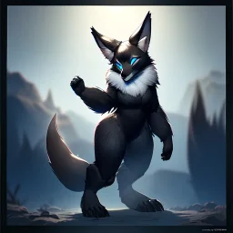 a fox fursona, darker colors, master quality, backlighting, soft lights, full body portrait, in frame, 8k, perfectly drawn face, well drawn, realistic, humanoid, furry, digitigrade legs, fur, female, anthropomorphic, skiny