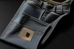 jean pocket with card coming out of pocket