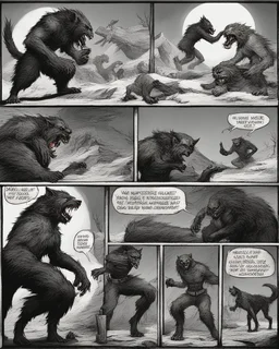 A war between bloodsuckers and werewolves