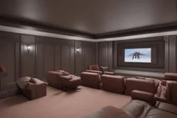 a dedicated home cinema room