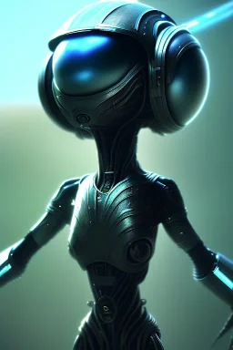 full length alien clean art NFT, blender 3d