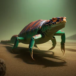 crustacean reptiles, masterpiece, expert, 8K, hyperrealism, sharp focus, cinematic lighting, realistic