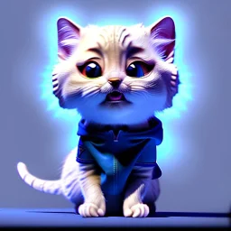 Concept art of Little mascot cat wearing a hoodie (Pixar art style)++, highly detailed, digital painting, art stations, concept art, smooth, unreal engine 5, god rays, ray tracing, RTX, nanite polygons, lumen lighting, ultra detail, volumetric lighting, 3d, detailed anime, finely drawn, high definition, high resolution, cartoon [ animation, cartoon, drawing, painting, low res, cropped, watermark, jpeg artifacts, low quality, normal quality, bad anatomy, text error, worst quality, blurry thousan