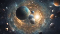 matrix universe, space, planets, god creation