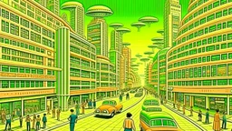 weird retrofuture the cities and people of an alternat, streetview