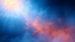 Beautiful, striking and special background with a blue and orange color theme