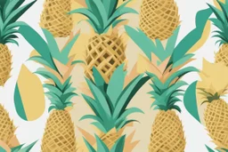 Abstract pineapple shape