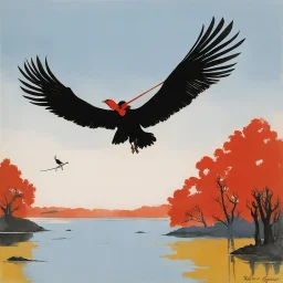 René Gruau's flying creatures