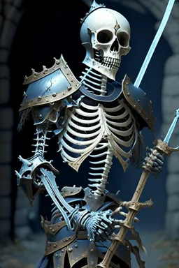 medival skeleton knight