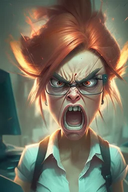 Angry Lux IT professional